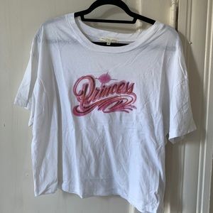 Truly Madly Deeply White crop top